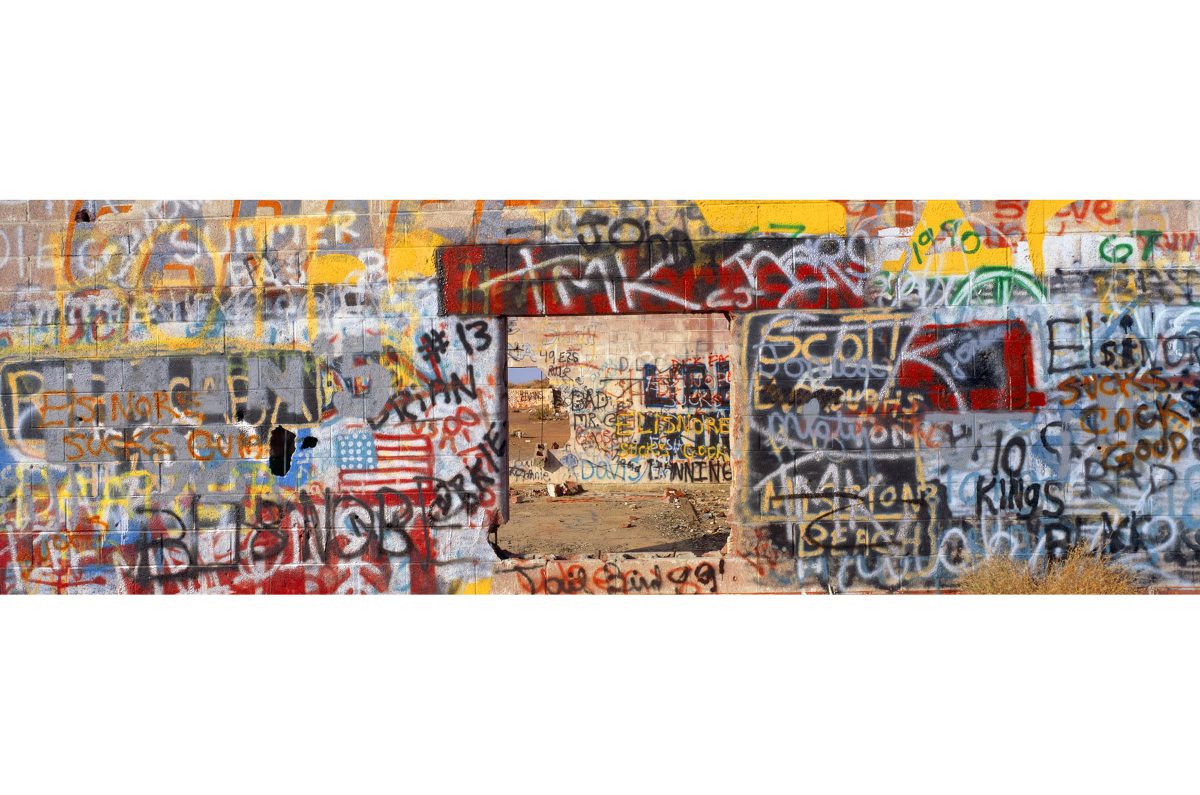 Graffiti Wall, Route 66, Calfornia