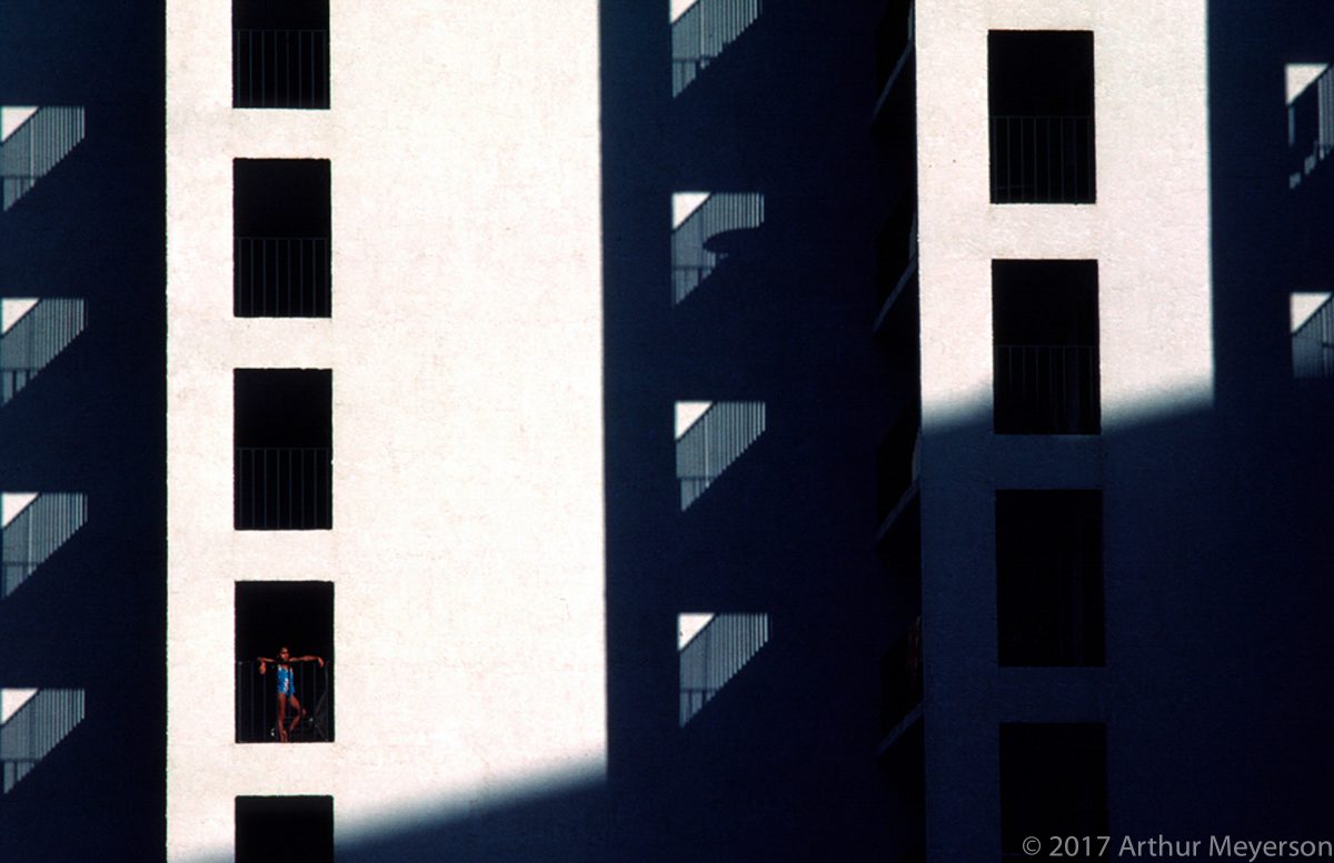 Girl on Balcony, Texas