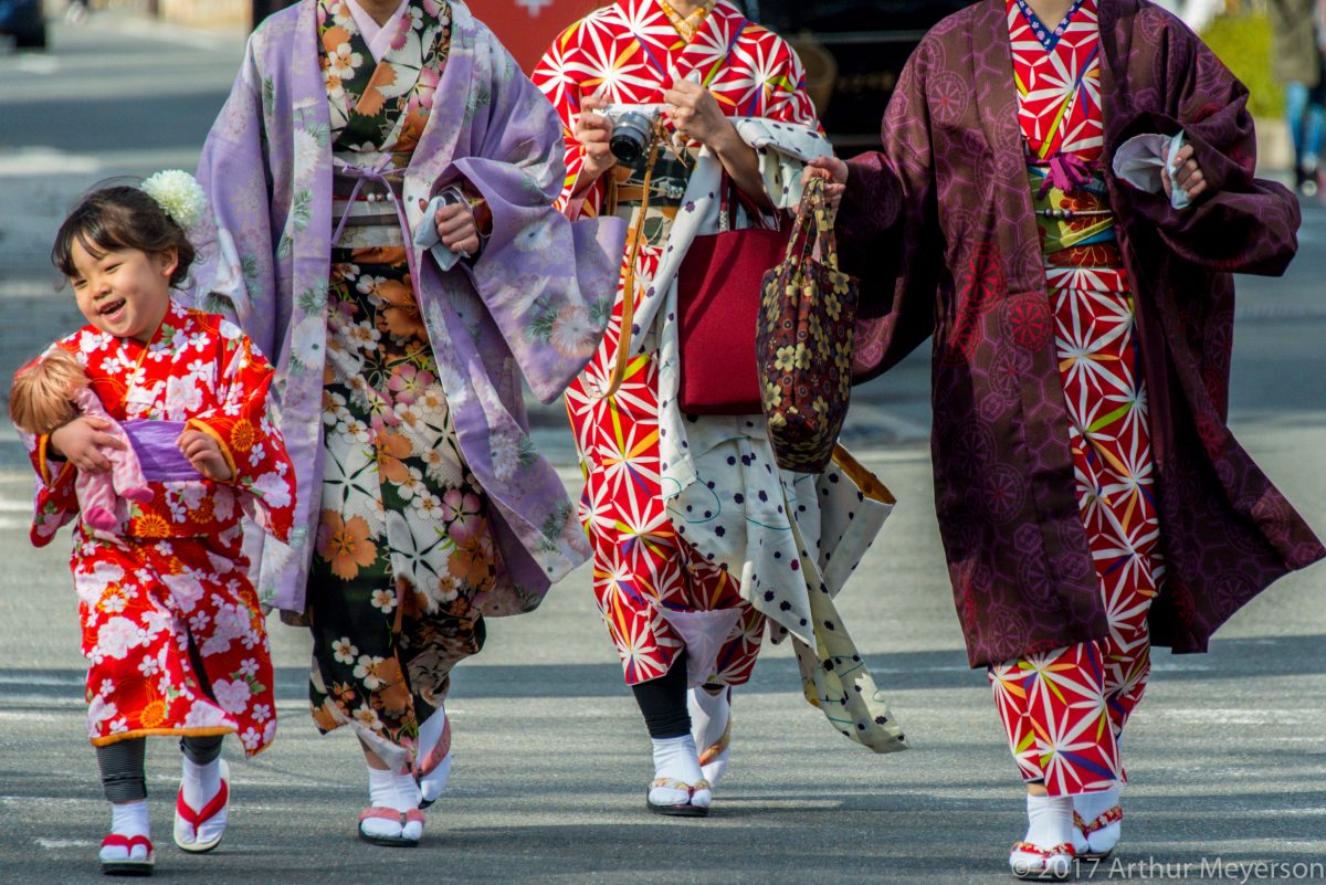 Kimonos, Kyoto