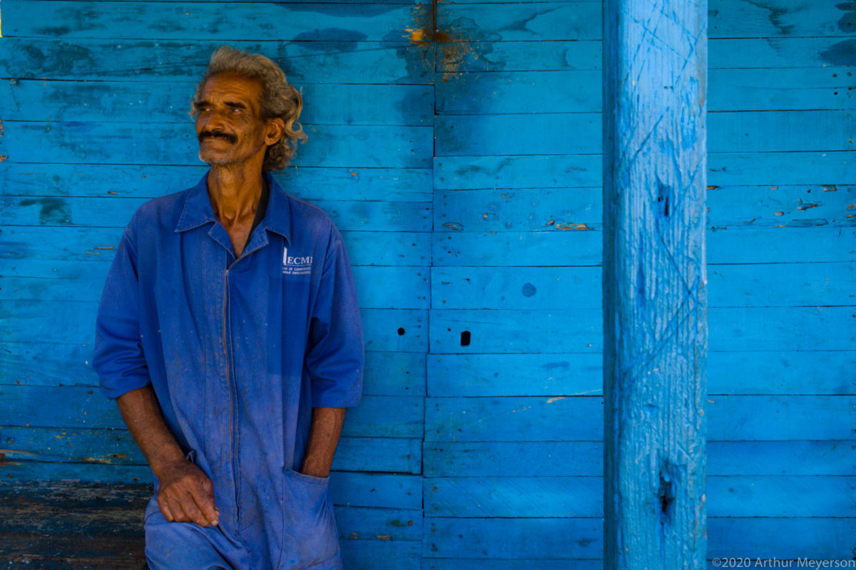 Fisherman and Blue Wall, Cojimar