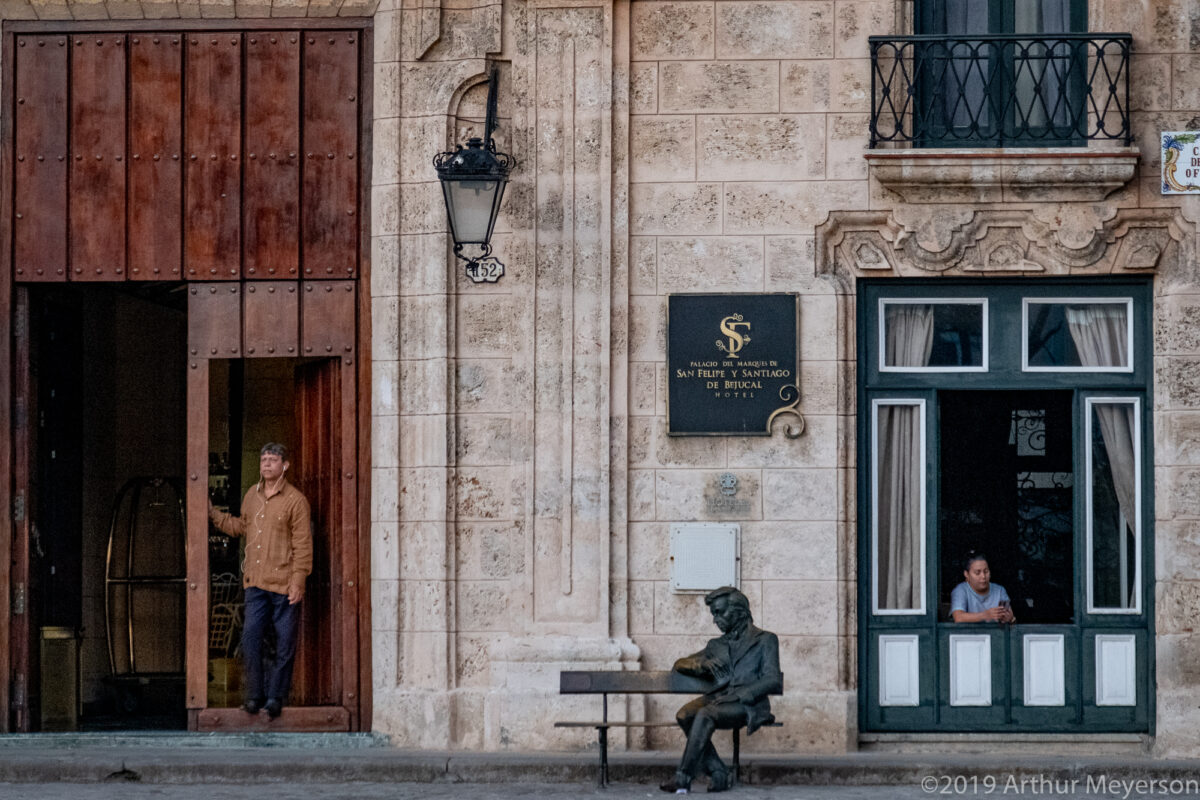 Doorway, Bench & Window